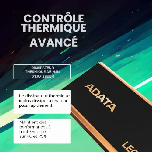Adata LEGEND 960 MAX 4 TB SSD - vue 8