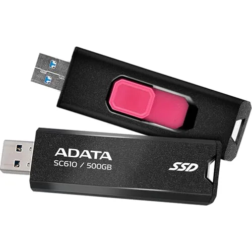ADATA SC610 500 Go SSD Externe Noir - vue 7
