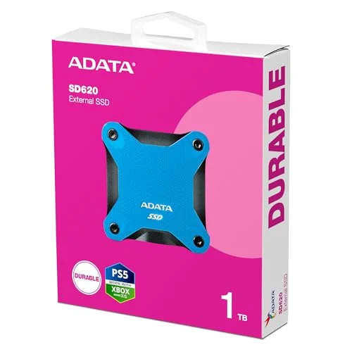 ADATA SD620 1 To SSD Externe Bleu - vue 6