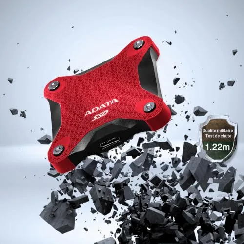 ADATA SD620 1TB SSD Externe Rouge - vue 8