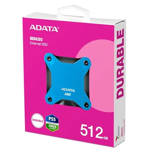 ADATA SD620 512 Go SSD Externe Bleu - vue 5