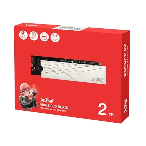 ADATA SMAR-980B-2TCS 2 To PCIe 5.0 - vue 2