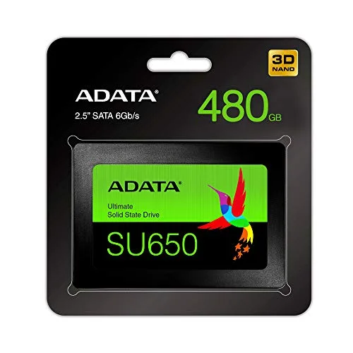 ADATA SU650 SSD 480 Go SATA3 - vue 3