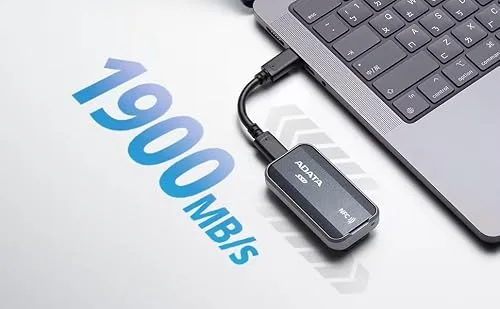 ADATA Urban Tapsafe 1TB SSD USB4 NFC - vue 6