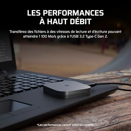 Corsair EX300U 1TB SSD Externe USB 3.2 - vue 3