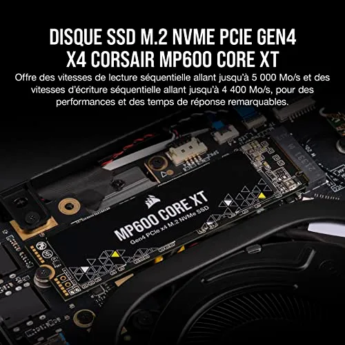 Corsair MP600 CORE XT 4 To - vue 2