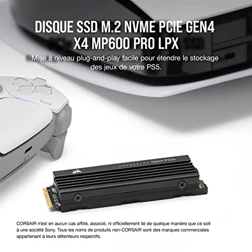 Corsair MP600 Pro LPX 1 To - vue 2