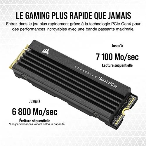 Corsair MP600 Pro LPX 1 To - vue 5