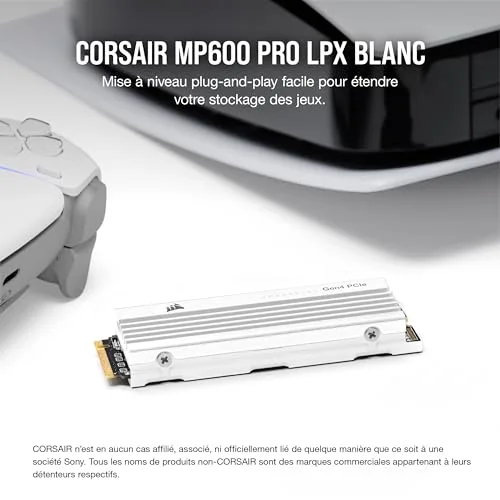Corsair MP600 PRO LPX 2 TB SSD - vue 2