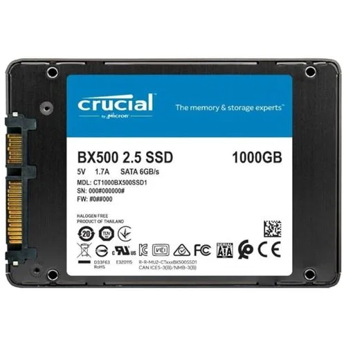 Crucial BX500 1 To SSD SATA