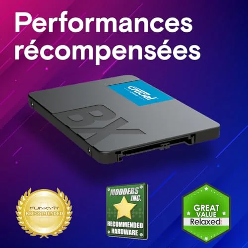 Crucial BX500 SSD 480GB - vue 5