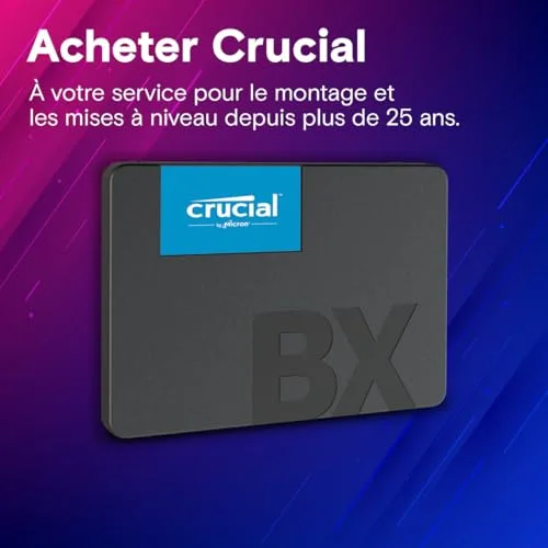 Crucial BX500 SSD 480GB - vue 6