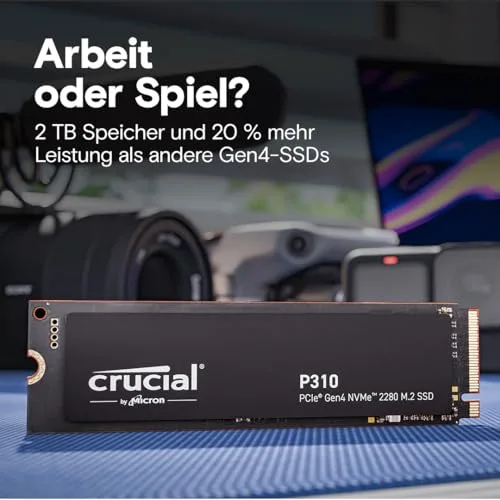 Crucial P310 1 To SSD PCIe 4.0 - vue 3