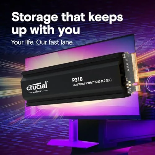 Crucial P310 4TB SSD M.2 PCIe 4.0 - vue 6