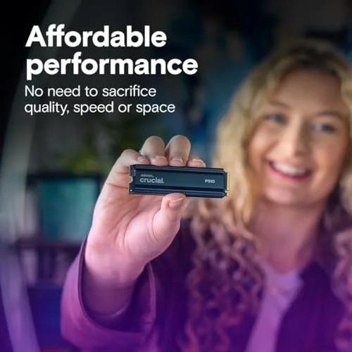 Crucial P510 1TB PCIe 5.0 SSD - vue 4