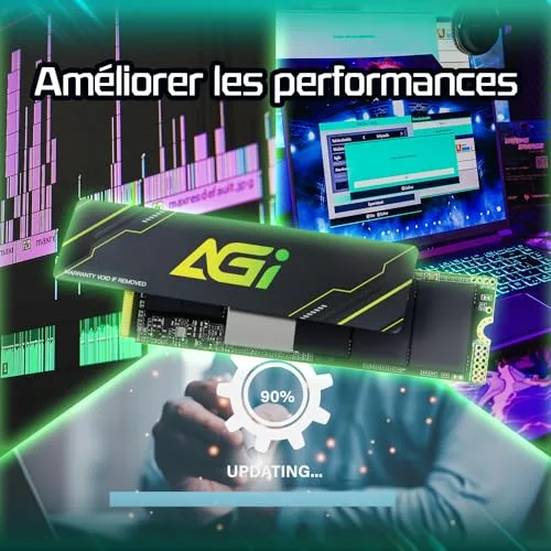 Disque Dur AGI Gear AGI2T0GIMAI298 2TB SSD - vue 5