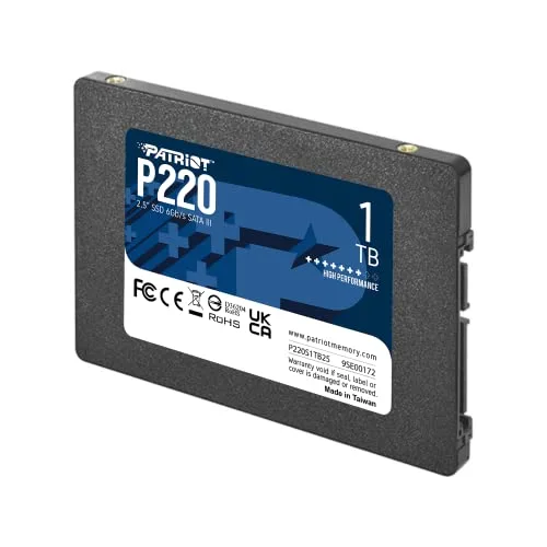 Disque Dur Patriot P220 1TB SSD 2.5" SATA III - vue 2