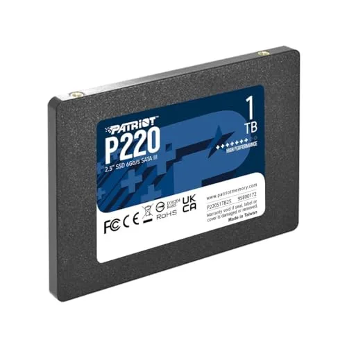 Disque Dur Patriot P220 1TB SSD 2.5" SATA III - vue 4