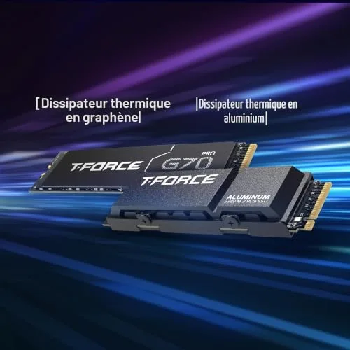 Disque Dur Team Group T-FORCE G70 PRO 2 To - vue 5