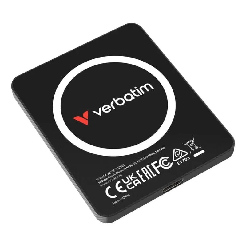 Disque Dur Verbatim SnapBack Ultra Slim 512GB SSD