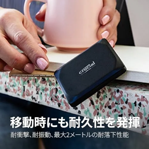 Disque SSD externe Crucial X9 1 To Noir - vue 2