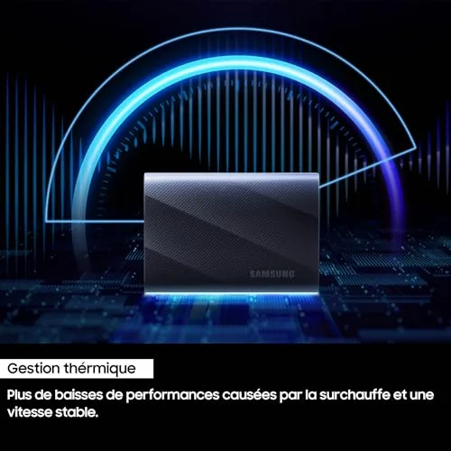 Disque SSD Externe Samsung T9 2 To - vue 7