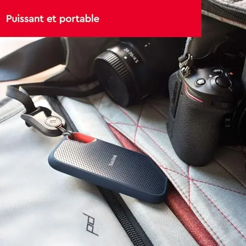 Disque SSD Externe SanDisk Extreme 500Go Noir - vue 2