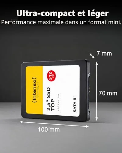 Disque SSD Interne Intenso Top Performance 512 Go - vue 6