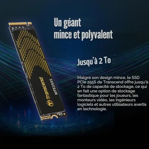 Disque SSD Transcend MTE255S 1TB - vue 7
