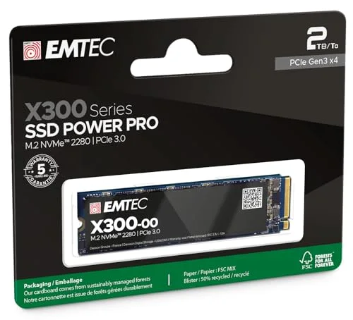 EMTEC Power Pro X300 2 To SSD M.2 NVMe - vue 3