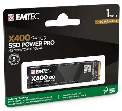 EMTEC Power Pro X400 1 To SSD PCIe 4.0 - vue 2