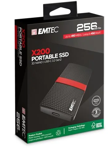 EMTEC SSD Power Plus X200 256 Go - vue 3