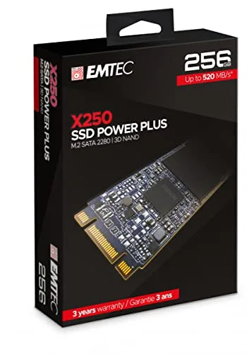 EMTEC SSD Power Plus X250 256 Go M.2 SATA - vue 6