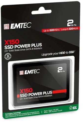 EMTEC X150 Power Plus SSD 2 To - vue 8