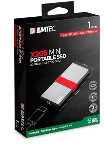 EMTEC X205 SSD 512 Go Externe - vue 3