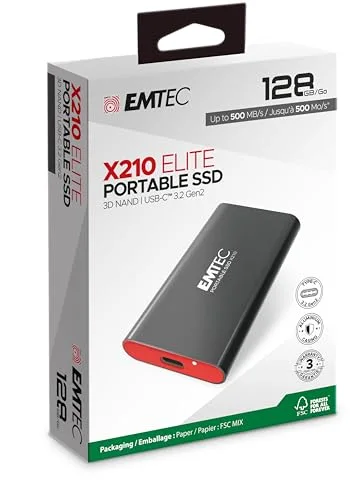 EMTEC X210 Elite 128 Go SSD Externe - vue 7