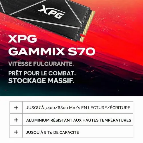 GAMMIX S70 Blade 4 To SSD - vue 2