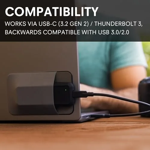 Glyph Atom EV 1 To SSD USB-C Thunderbolt 3 - vue 3