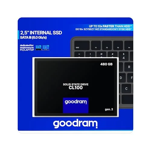 GoodRAM CL100 Gen 3 480GB SATA SSD - vue 6