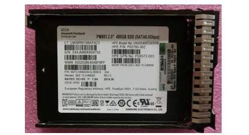 HP Enterprise SSD 480GB SATA RI SC DS