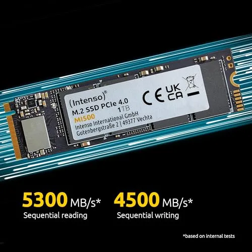Intenso MI500 SSD 1 To PCIe 4.0 - vue 2