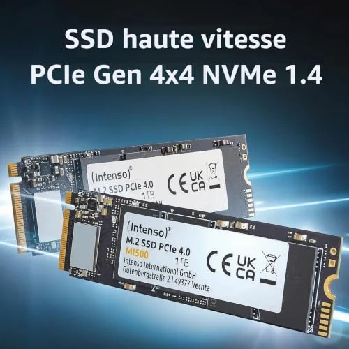 Intenso MI500 SSD 2 To PCIe 4.0 - vue 2