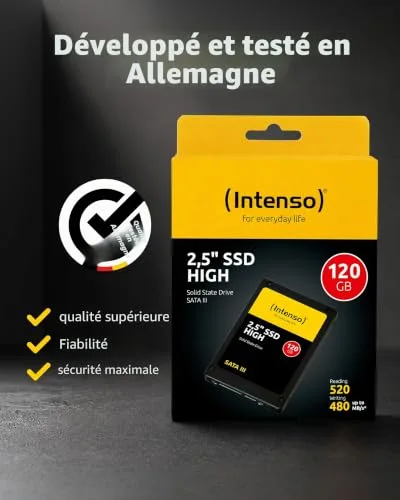 Intenso SSD 120 Go 2.5" SATA - vue 9