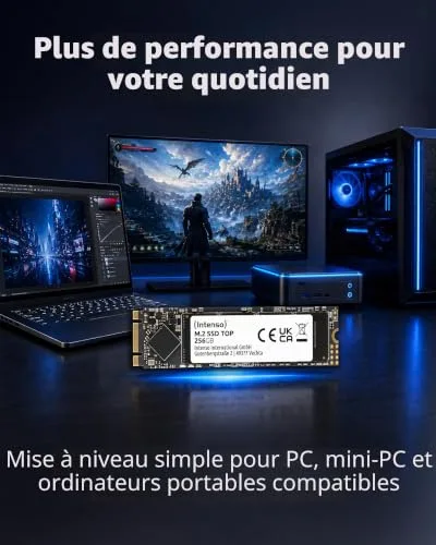 Intenso TOP SSD 256 Go M.2 SATA - vue 5