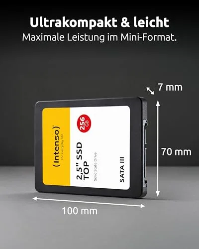 Intenso Top SSD 256 Go SATA3 - vue 7
