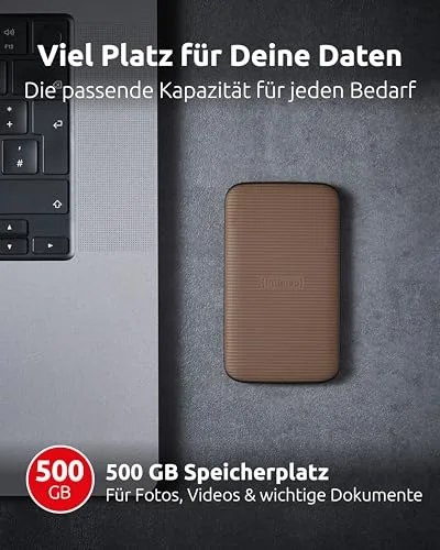 Intenso TX500 500 Go SSD Externe - vue 3