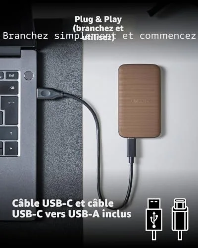 Intenso TX500 500 Go SSD Externe - vue 7