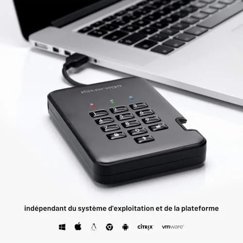 iStorage diskAshur PRO² SSD 1 To chiffré - vue 7