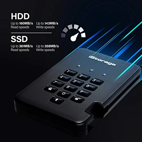 iStorage diskAshur PRO² SSD 2 To Chiffré - vue 6