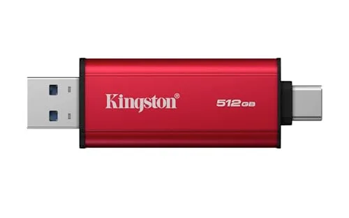 Kingston Dual USB-A/C 512GB SSD - vue 2